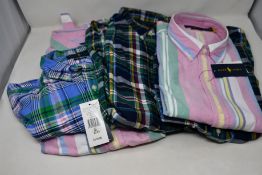 Five assorted as new Ralph Lauren shirts (Assorted colours/sizes).