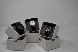 Three men's as new Vault automatic watches.