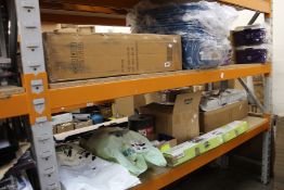 Pet and animal welfaren related items to include Petmate Giant Litter Pans and Hippo-Tonic Purple