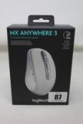 A boxed as new Logitech MX Anywhere 3 compact performance mouse.
