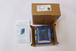 A boxed as new iLINX RS-422/485 Repeater with triple isolation (Model: 4850PDRI).