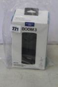 A boxed as new Ultimate Ears Boom 3 bluetooth speaker.