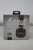A boxed as new Marshall Major 2 Bluetooth headphones.