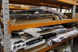 Assorted prints, picture frames and similar.