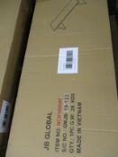 An as new Cantilever oak bench.