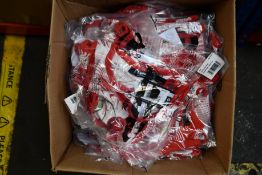 A quantity of as new Jaded London ruched side tank tops in cherry dot print (All size 6,