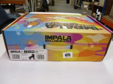 A boxed as new pair of Impala Rollerskates (Size: UK 6/EU 38, Colour: Midnight).