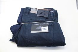 Three pairs of Alberto jeans (W38/L32).