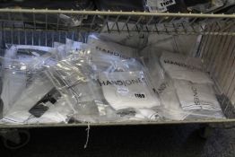 Thirty pairs of men's Hand Jones Classic Y briefs in white (Assorted sizes S-XXL).