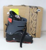 A pair of women's as new K2 B.F.C. 90 Heat Ripwalk ski boots (Size 27/27.5).