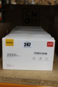 Fifteen boxed as new Bannio A20 power banks (20000 MAH).