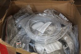 A large quantity of as new Murr Elektronik M8 female connectors with cable.