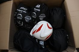 Twelve as new MSA V-Gard 950 Safety Helmets (NOTE: These helmet have a company logo on them).