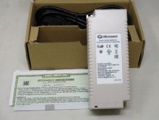 Five boxed as new Microsemi power over ethernet DC injectors 60W (Model: PD-9501/GR/SP/AC) (NOTE: UK