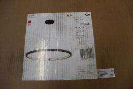 A boxed as new SLV Lighting One 80 LED pendant in Matt Black (Item No. 1002911, EAN: