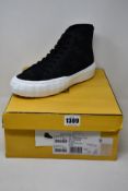 A pair of as new Fendi FF Embellished Hi tops (Size 9 - RRP £595).