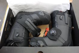 A pair of men's boxed as new Burton - Ion - Step On Snowboard Boots in black (UK 10.5).