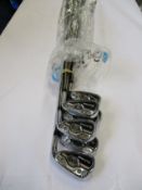 A set of pre-owned TaylorMade CGB iron golf clubs including: 4, 5, 6, 7, 8, 9 and P (All Right-