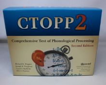 Two boxed sets CTOPP2 Comprehensive Test of Phonological Processing, second edition.
