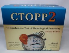 Two boxed sets CTOPP2 Comprehensive Test of Phonological Processing, second edition.
