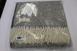 An as new Mourne Textiles Tweed Emphasize blanket.