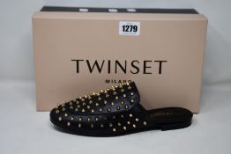 A pair of as new Twinset Milano studded shoes (EU 39).
