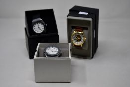 Four men's as new Vault automatic watches.