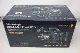 A Blackmagic Design URSA Mini Pro 4.6K G2.