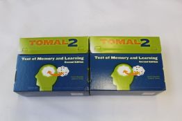Two boxed sets of Tomal2 Test of Memory and Learning, second edition by Cecil R. Reynolds and Judith