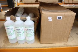 A quantity of Maxchem Bioethanol - Liquid Fuel for Bioethanol Fireplaces (approximately 25 x 1ltr).