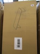 An as new Cantilever oak bench.