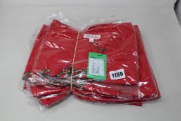 Two as new Agent Provocateur Leopard crop tops (S, L), two leopard print logo T-shirts (S,L) and