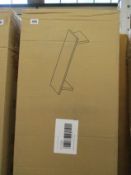 An as new Cantilever oak bench.