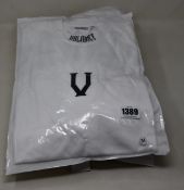 Ten as new Valiance T-shirts in white (M - RRP £25 each).