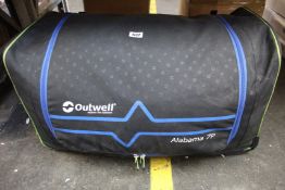 A pre-owned Outwell Alabama 7P tent (Item maybe incomplete, viewing advised).