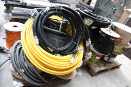 A quantity of miscellaneous wire, piping and related items.