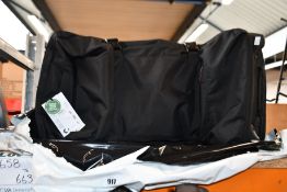An as new, with tags, Eastpak Tranverz L 008 Black travel bag with two wheels (121L, 79 x 40 x 33cm,