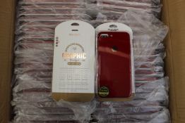 Two hundred as new My Case - Graphic Design Phone Cases for iPhone 7/8 Plus in black, gold and red.