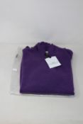 An as new Bernard Weatherill of Saville Row London quarter zip pullover (S).