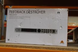 A Behringer FBQ1000 Feedback Destroyer.