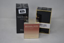 A Dior Sauvage eau de parfum (200ml), Michael Kors Wonderlust Sublime eau de parfum (50ml) and
