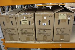 Four boxed as new Sedol Fogger Machines UF-0045L (Electric Portable 4.5L Ulv Fogger Disinfectant
