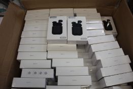 One hundred and forty three boxed as new CSHID MA10 wireless headphones in charging cases.