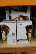 Five boxed as new Pivot Point 100% Human Hair Mannequins 