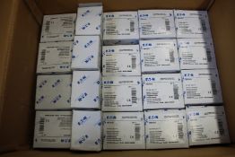 Twenty as new Eaton Miniature circuit breakers, 32A 10kA type C TP (REF: EMCH332).