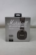 A boxed as new Marshall Major 2 Bluetooth headphones.