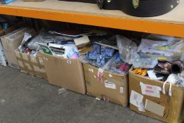 A large quantity of miscellaneous items to include hardware, toiletries and clothing.