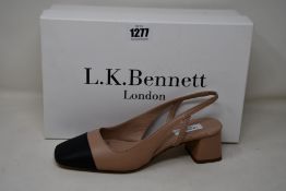 A pair of as new L.K.Bennett Hattie slingbacks (EU 36).