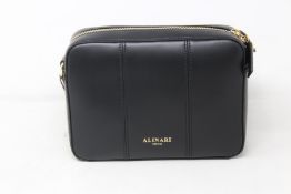 An as new Alinari Firenze Flavia crossbody bag in black.