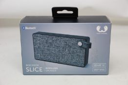 Seven boxed Fresh and rebel rockbox slice wireless speakers.